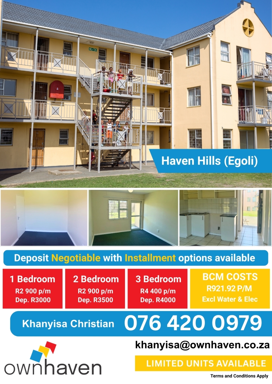 To Let 2 Bedroom Property for Rent in Haven Hills Eastern Cape